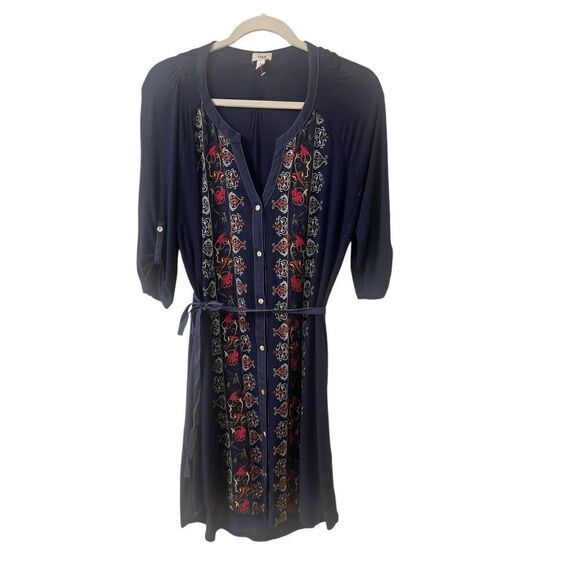Anthropologie dress by Tiny embroidered sz Large - Picture 1 of 5